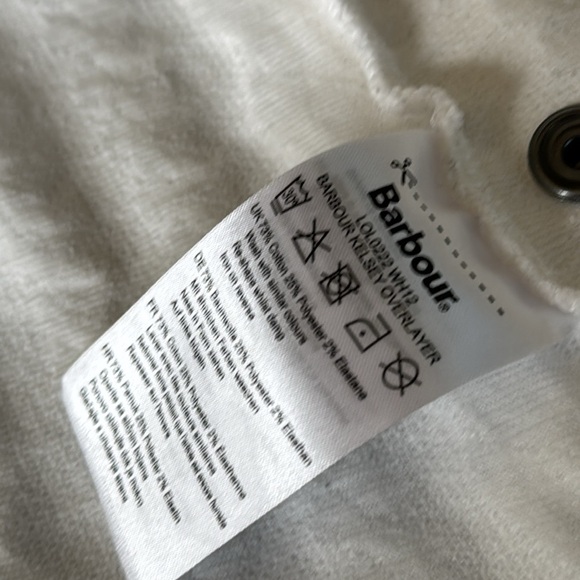 Barbour Kelsey Jacquard Overlayer Cotton Blend Bomber Jacket - Picture 9 of 11